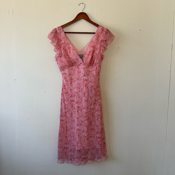 Vintage 90s Breakin Loose Buttterfly Summer Dress 11 / 12 Y2K - Picture 1 of 5